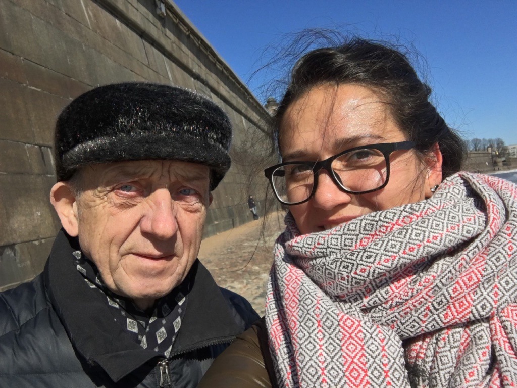 Наташа и папа_Петропавловка